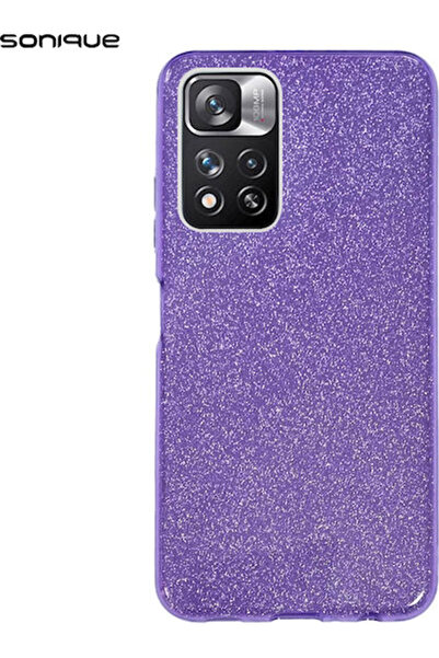 Other Σονίκ Λαμπερή Πίσω Θήκη Σιλικόνης Μωβ (Redmi Note 11 Pro+ 5G)