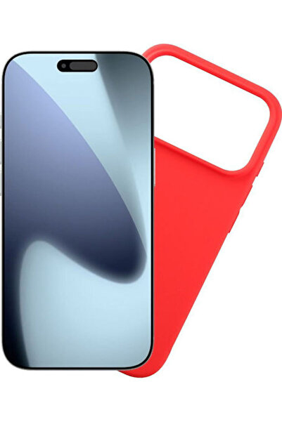 Other Volte-Tel Κόκκινη Θήκη Πλάτης Σιλικόνης για iPhone 17 Pro Max
