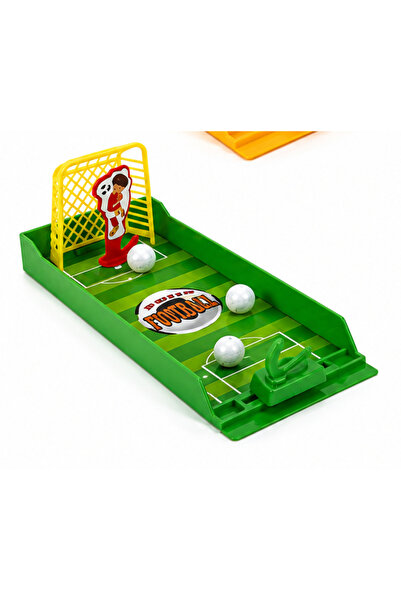 JPT Joc de fotbal mini pentru degete cu lansator, 3 mingi