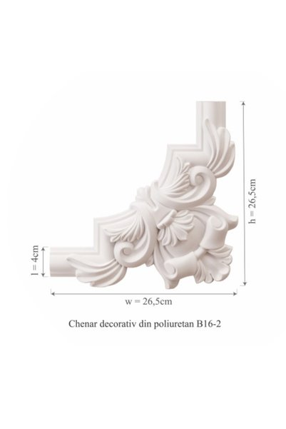Manavi Cadru din poliuretan, Manavi, B 16-2 - 26.5 x 26.5 x 2 cm