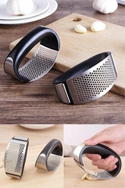 Yıldızan Nzr Beautestore Garlic Crusher with Handle Press Potato Masher Makin...