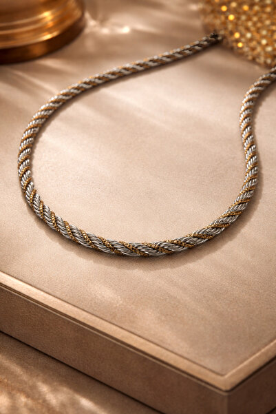 Bozhi Steel Necklace 944 Silver Daily Elegance Å  Ik Gift Gold