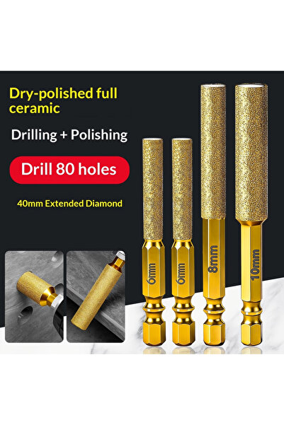 Choice1 4PCS 3pcs Diamond Grinding Head Tile Rotary File Polishing Head for I...