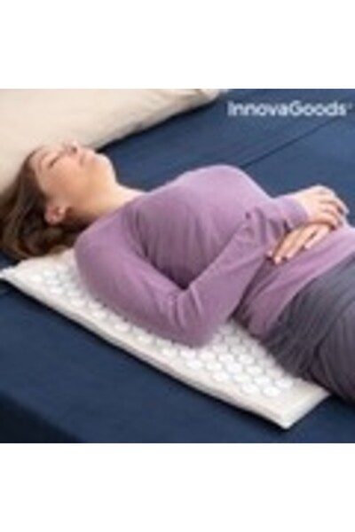 InnovaGoods Мат за акупресура с релеф InnovaGoods, 65x40x2 см, памук, ABS, пяна