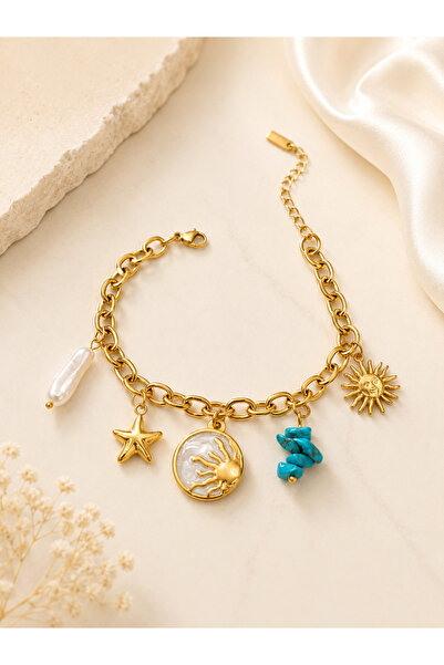 Bozhi Steel Bracelet Bl Gold Daily Elegance Stylish Gift