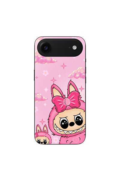 OEM Husa compatibila cu Apple iPhone Air Silicon Gel Tpu Model Labubu Pink Fa...