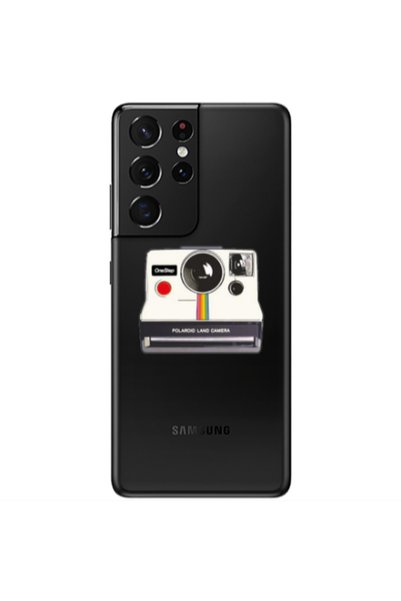 Other Samsung S21 Ultra Polaroid land camera Transparent Silicone TPU Θήκη