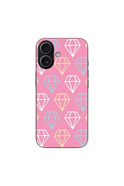 OEM Husa compatibila cu Apple iPhone 17 Silicon Gel Tpu Model Diamond Pattern...