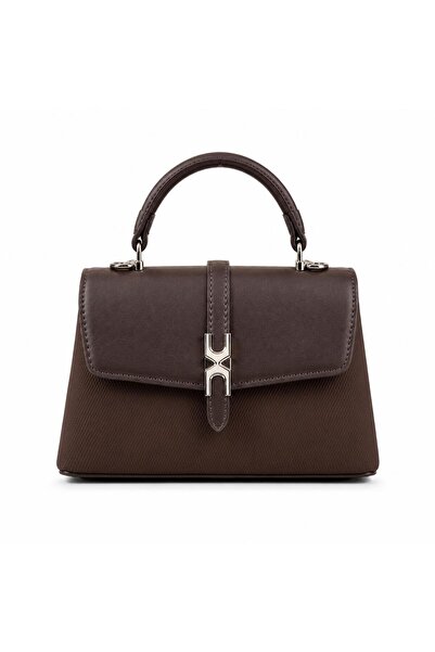 BAGCO Women’s Structured Top Handle Handbag – PU Leather Mini Shoulder & Hand...
