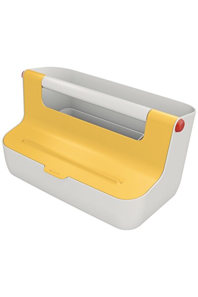 Leitz PORTABLE BOX WITH ORGANIZER 36 x 19 x 21 cm YELLOW AMBER COSY