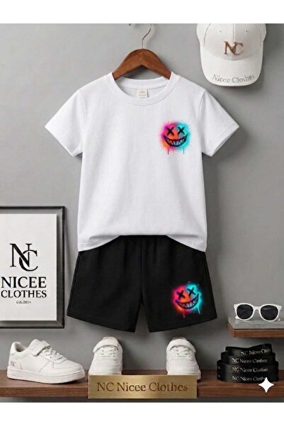 NC Nicee Clothes ΚΑΛΟΚΑΙΡΙΝΟ ΠΑΙΔΙΚΟ ΜΠΛΟΥΖΑΚΙ ΣΟΡΤΣ UNISEX ( ΠΟΛΥΧΡΩΜΗ ΣΤΑΜΠ...