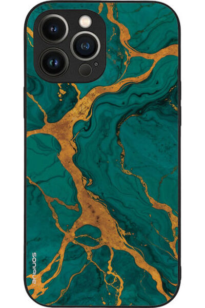 Other Sonique Μαρμάρινη Θήκη για Apple iPhone 13 Pro Max Πράσινη