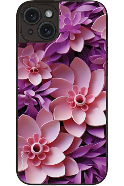 Other Θήκη Sonique Σειράς 3D Λουλουδιών για Apple iPhone 15 Plus Ροζ