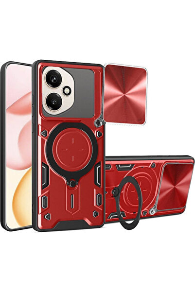 Techsuit Camguard Pro Πίσω Κάλυμμα Σιλικόνης Κόκκινο (Honor 400 - Techsuit)