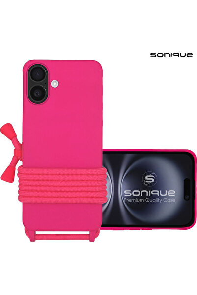 Other Θήκη σιλικόνης με κορδόνι μεταφοράς Sonique για Apple iPhone 16 Plus Φο...