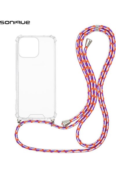 Other Sonique Armor Clear Silicone Case with Lanyard for Apple iPhone 16 Pro ...
