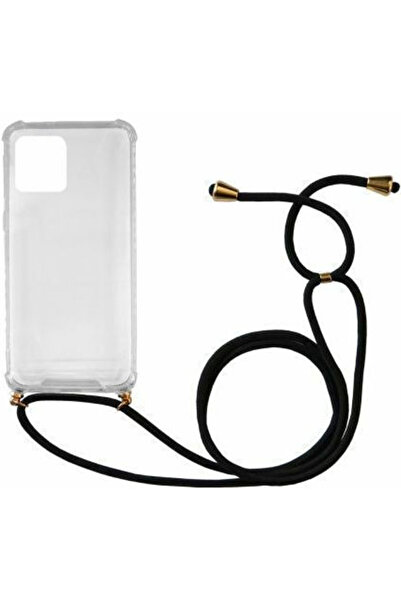 Other Ancus Πίσω Θήκη Σιλικόνης με Λουράκι Διαφανής (iPhone 12 / 12 Pro) Κωδι...
