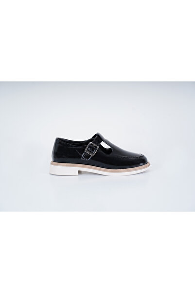 innsteal Innora Signature Women's Mary Jane Flats – Black Shiny Leather, Styl...
