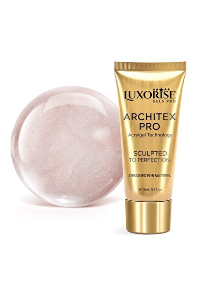 LUXORISE Polygel ARCHITEX PRO - Colecția Divine Sheen, Perlă Șampanie, 15ml