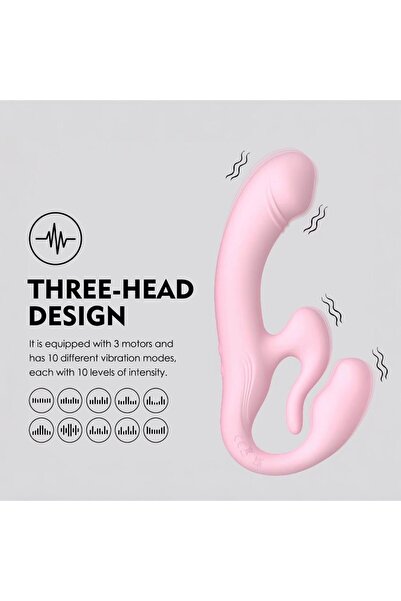 OEM Vibrator multifunctional din silicon, roz, 10 moduri, waterproof, 192.9x93.52x36.12mm