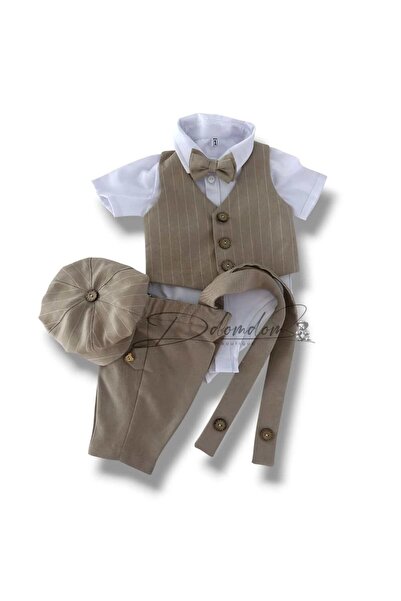 Domdom Boutique Compleu Răzvan manecă scurtă cu dungi