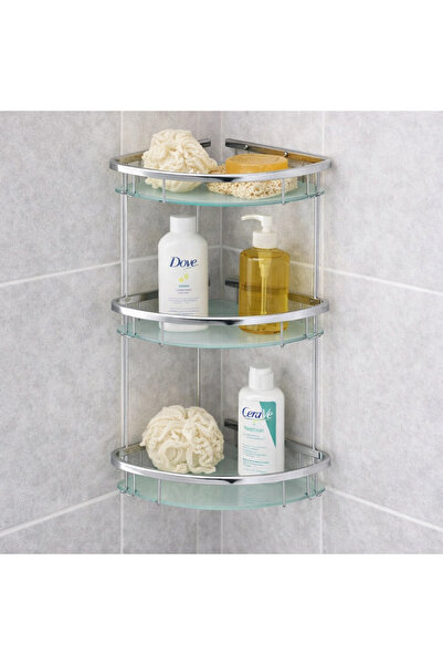 ÇELİK BANYO 25-173 - KARMİNA CAMLI OVAL SÜNGERLİK ÜÇLÜ 18*18