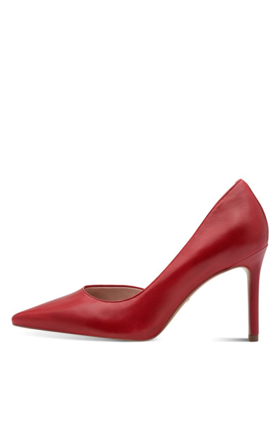 Tamaris 1-22429-46-500 pantofi stiletto, din piele, roșii