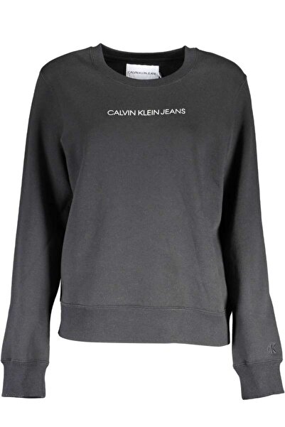 Calvin Klein Sweatshirt no zip Women J20J214807-BEH Black (L) - Large