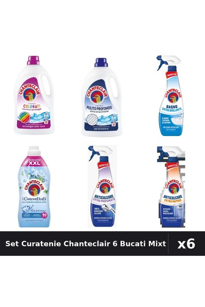 Chanteclair Set 6 Detergent și Degresant - 1575ml, 1800ml, 625ml - Color, Cur...
