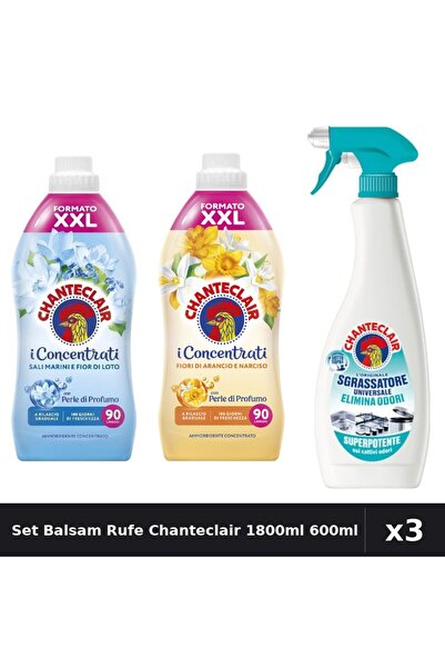 Chanteclair Set 3 Balsam Rufe 1800ml 90 Spalari + Degresant 600ml - Saruri Ma...
