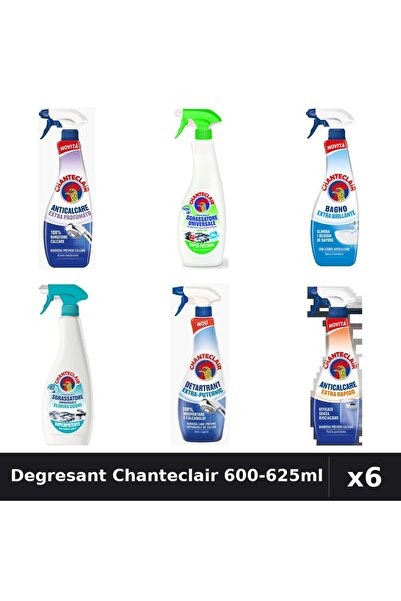 Chanteclair Set 6 Degresant Universal 600-625ml - Lămâie, Anti-Miros, Extra P...