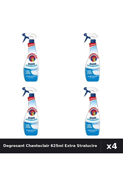 Chanteclair Pachet 4 Degresant Universal 625ml - Extra Stralucire, Anticalcar...