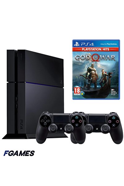 Sony Consola Playstation 4 Ps4 500GB + Două controlere + God Of War PlayStati...