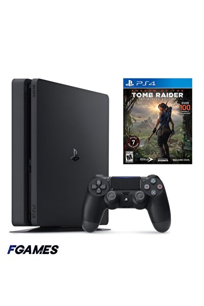 Sony Consola Playstation 4 Slim Ps4 500gb + Controller + Shadow Of The Tomb R...