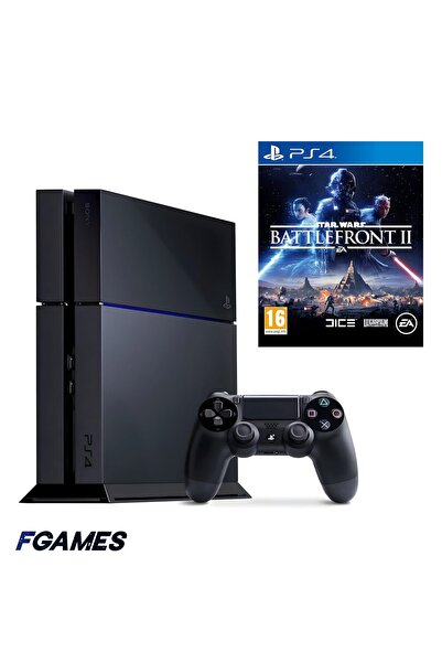 Sony Consola Playstation 4 Ps4 500gb + Controller + Star Wars Battlefront Ii ...