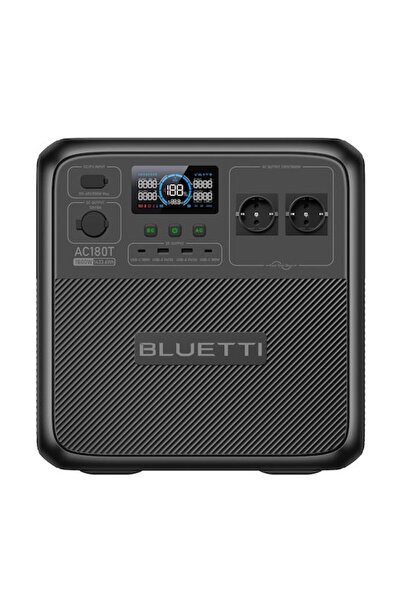 Bluetti AC180T Σταθμός Ενέργειας με χωρητικότητα 1433Wh