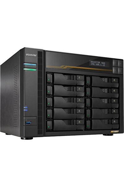 Asustor Lockerstor 10 Gen3 AS6810T Πύργος NAS με 10 υποδοχές για M.2 και 4 θύ...