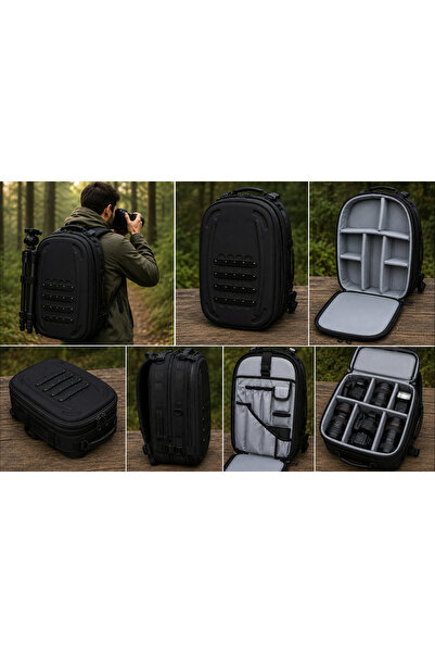 AMFİBİ ATT Photo Bag Siyah Fotoğrafçılık ve Kamera Ekipman Çantası – Laptop, ...
