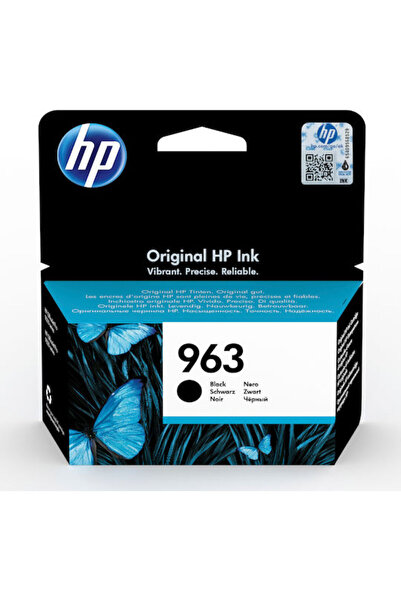 HP 963 Γνήσιο Μελάνι Εκτυπωτή InkJet Μαύρο (3JA26AE)