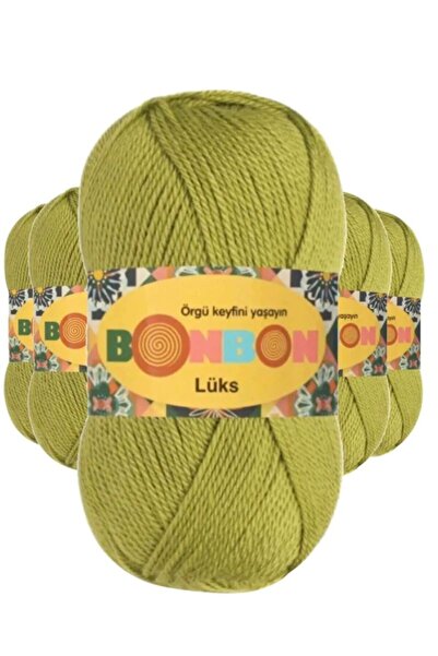 atastore2017 5 Pieces of Luxury Booties Yarn Wool Light Green 98229 - Bonbon ...