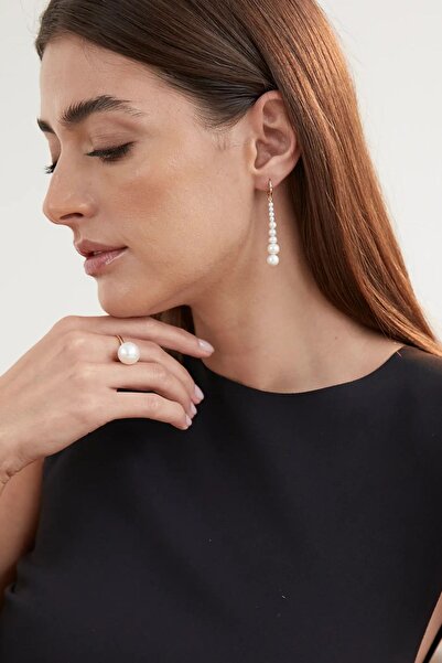 Lisa&Co. Cercei Argint Pearl Gradient I Argint placat cu rodiu / Perle de apa...