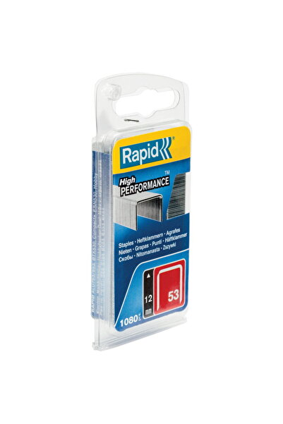 Rapid 40109505, set de 1080 de capse din sarma fina galvanizata No. 53, 12 mm