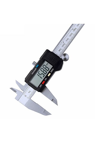 GIDA-CRIS Subler cu vernier digital din otel inoxidabil de 150mm GC012, schim...