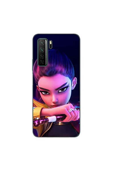 OEM Husa compatibila cu Huawei P40 Lite 5G Silicon Gel Tpu Model KPop Demon H...