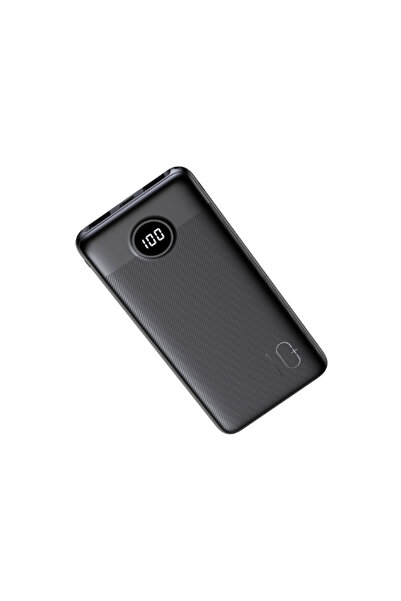 Veger L10 - Power Bank 10000mAh USB-A /USB-C ΜΑΥΡΟ