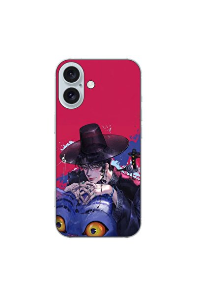 OEM Husa compatibila cu Apple iPhone 16 Silicon Gel Tpu Model KPop Demon Hunt...