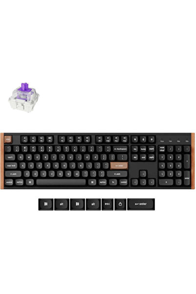 Keychron K10 HE K10H-F1 Ασύρματο πληκτρολόγιο gaming με εφέ Hall, μαγνητικούς...