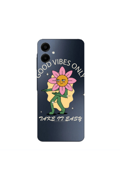 Other Samsung A06 Good Vibes Only Transparent Silicone TPU Θήκη