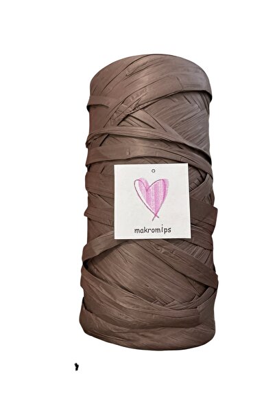 Makromİps Premium (150 Gr) Synthetic Polyester Raffia Paper Rope Basement Lea...