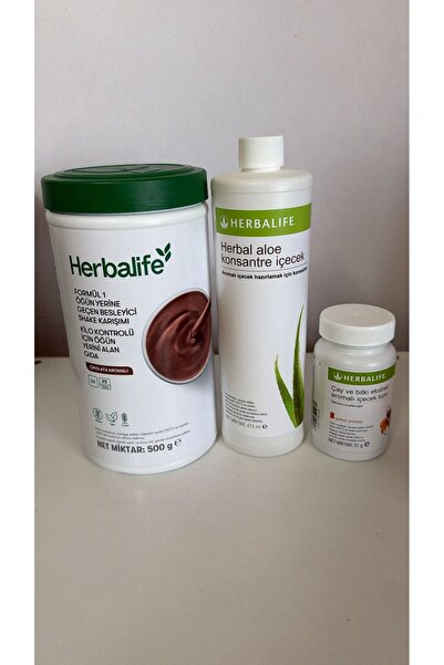 Herbalife CIKOLATALI SHAKE ALOE SEFTALİLİ ÇAY